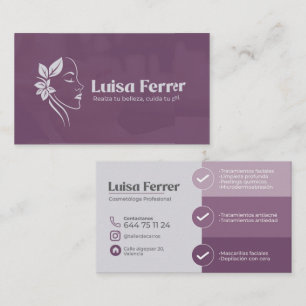 Visiting Tarjeta Business Card