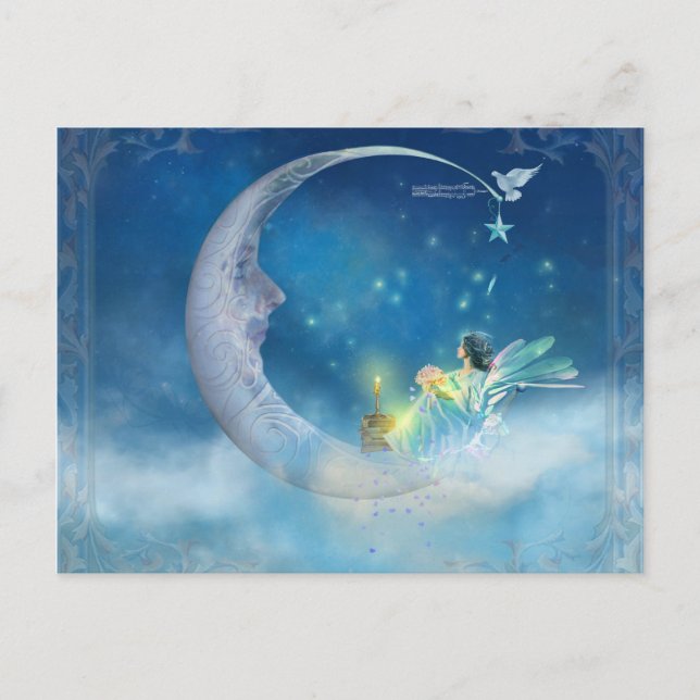 Visiting the Moon Postcard (Front)