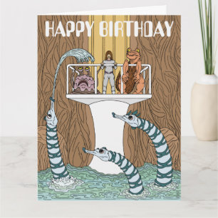 Visiting the Pool of the Piptrixons Birthday Card