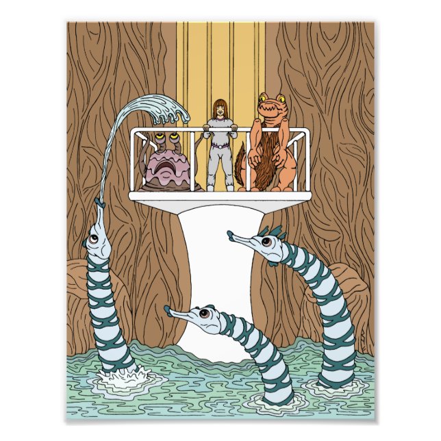 Visiting the Pool of the Piptrixons Photo Print (Front)