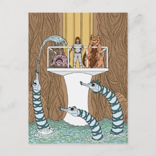 Visiting the Pool of the Piptrixons Postcard