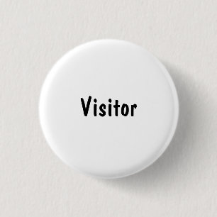 Visitor 1 Inch Round Button