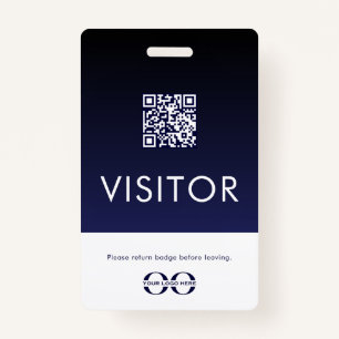 Visitor Badge Logo QR Code
