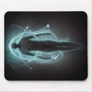 Visitor from another dimension mouse pad