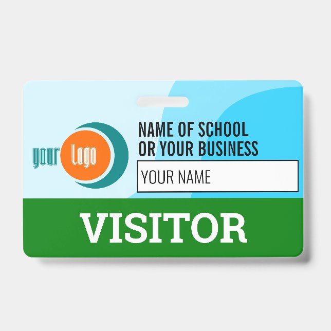 Visitor identity badge (Front)