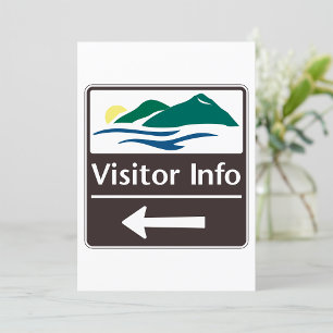 Visitor Information Sign Invitation