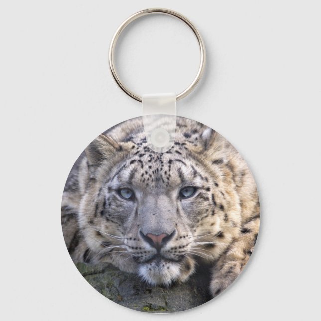 Visnhu Snow Leopard Keyring (Front)