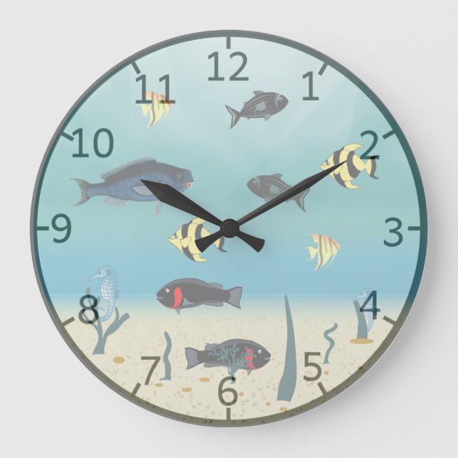 visse large clock (Front)