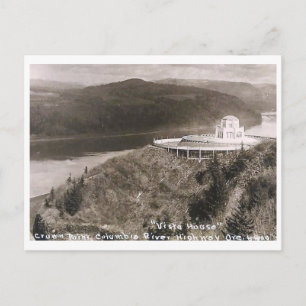 Vista House, Crown Point, Oregon Vintage Postcard