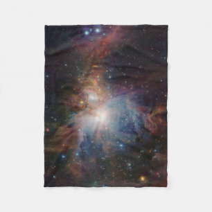 VISTA's infrared view of the Orion Nebula Fleece Blanket