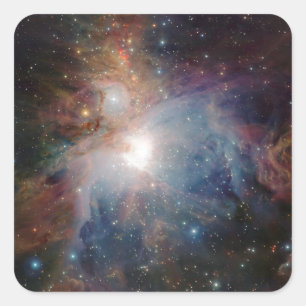 VISTA's infrared view of the Orion Nebula Square Sticker