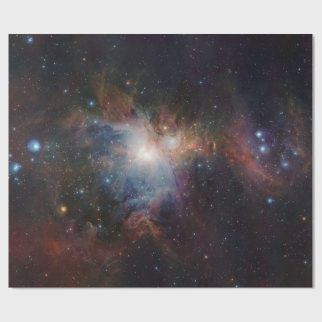 VISTA's infrared view of the Orion Nebula Wrapping Paper (Flat)
