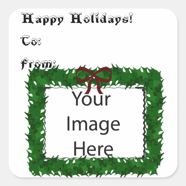 Visual Cue Gift Card Square Sticker (Front)