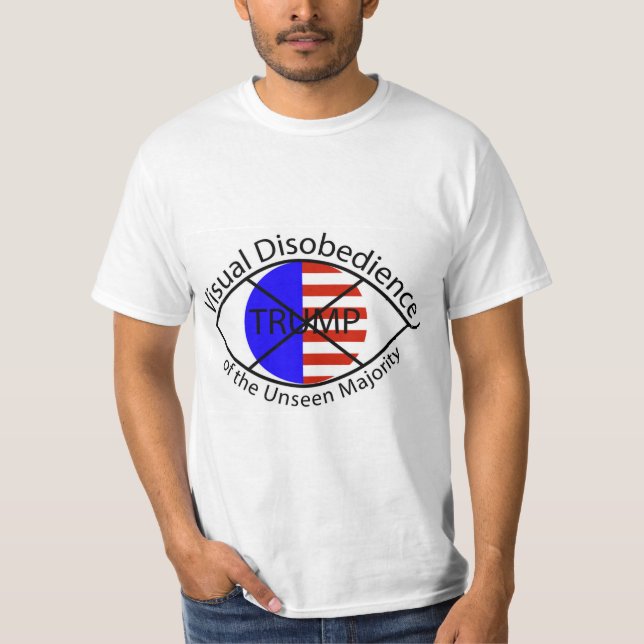 Visual Disobedience t-shirt (Front)