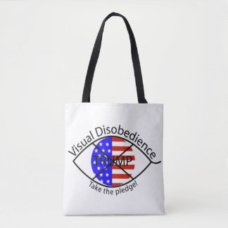Visual Disobedience tote bag