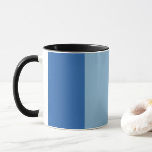 Visual Harmony - Classic Blue and Cappuchino Mug