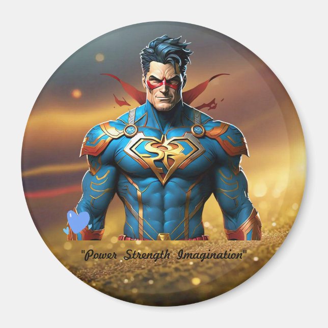 "Visual Hero Creator" Magnet (Front)