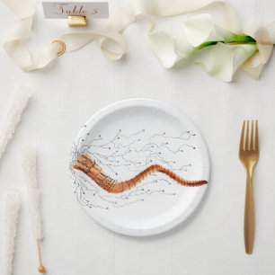 Visual Shofar Paper Plate