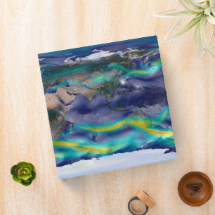 Visualization Of Global Winds. Binder