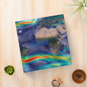 Visualization Of Global Winds. Binder