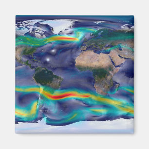Visualization Of Global Winds. Magnet