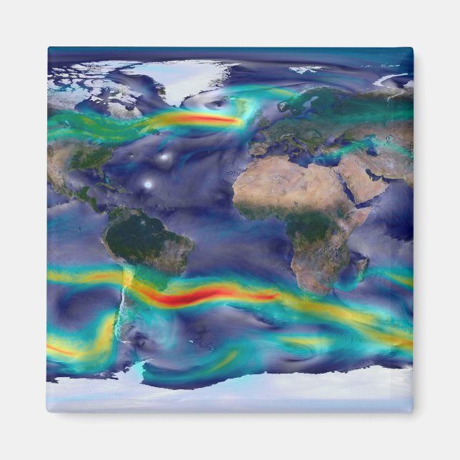Visualization Of Global Winds. Magnet (Front)