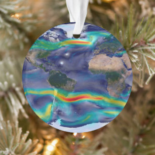 Visualization Of Global Winds. Ornament