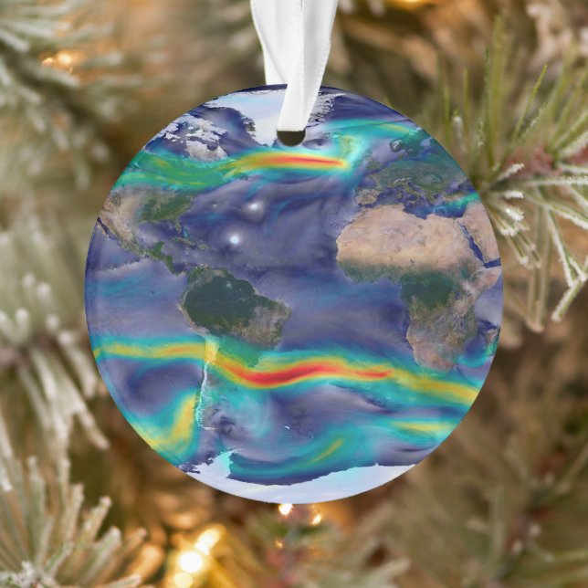 Visualization Of Global Winds. Ornament (Tree)