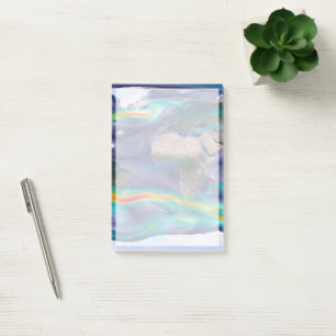 Visualization Of Global Winds. Post-it Notes