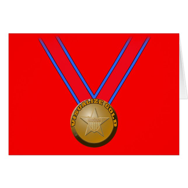 Visualize a Gold Medal Performance (Front Horizontal)