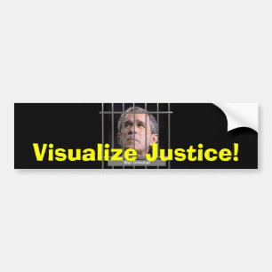 Visualize Justice Bumpersticker Bumper Sticker