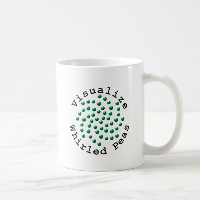Visualize Whirled Peas 2 Coffee Mug (Right)