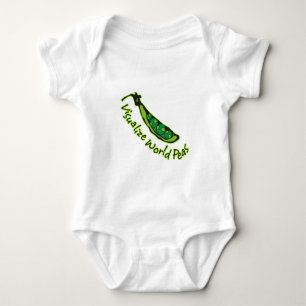 Visualize World Peas Baby Bodysuit