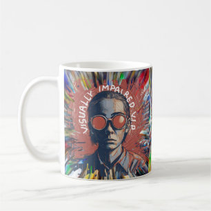 Visually Impaired VIP mug sight loss vision blind