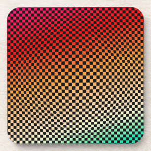 Visually striking pattern coaster