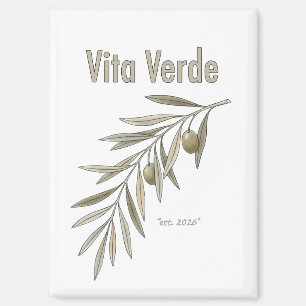 Vita Verde Collection White Magnet