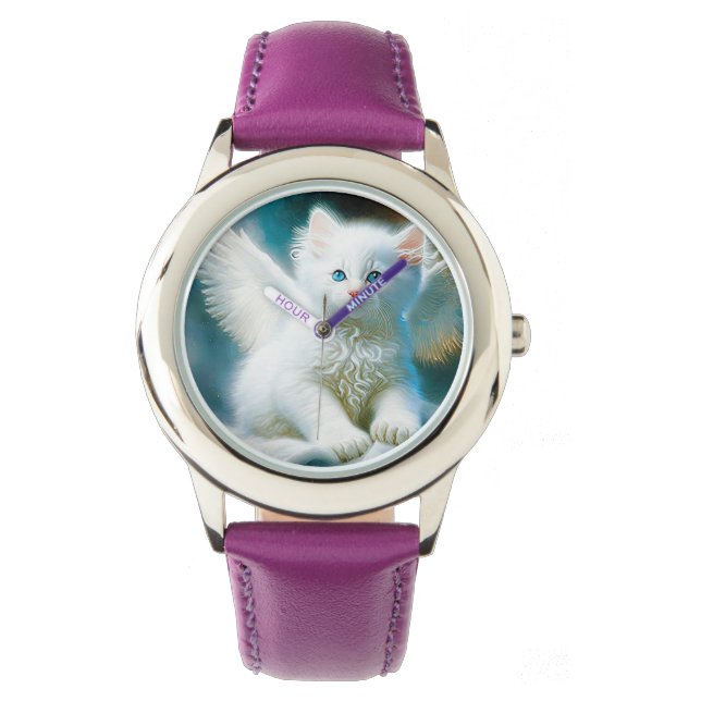 Vitage Kitten Angel Watch (Front)