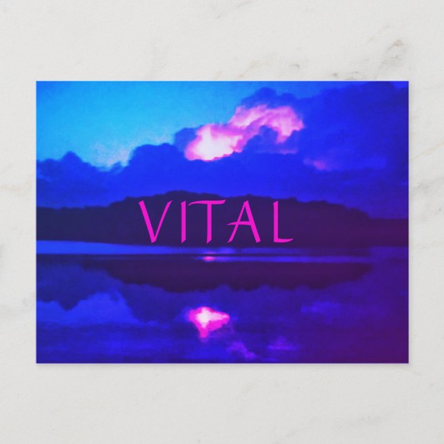 VITAL Heat Lightning Postcard (Front)