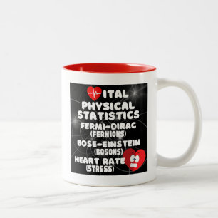 Vital Physical Statistics Two-Tone Coffee Mug