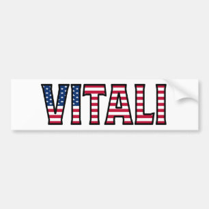 Vitali Name Vorname USA Aufkleber Sticker Auto