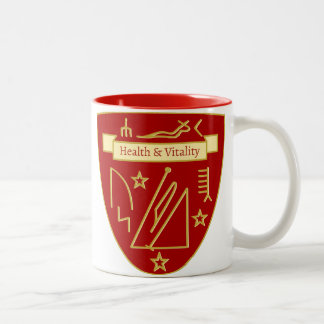 Vitality & Wellness Personalized Talisman Two-Tone Coffee Mug
