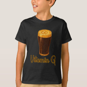 Vitamin Beer Lucky Shamrock Funny Patrick’s Day Me T-Shirt