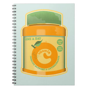 Vitamin C wellness Notebook