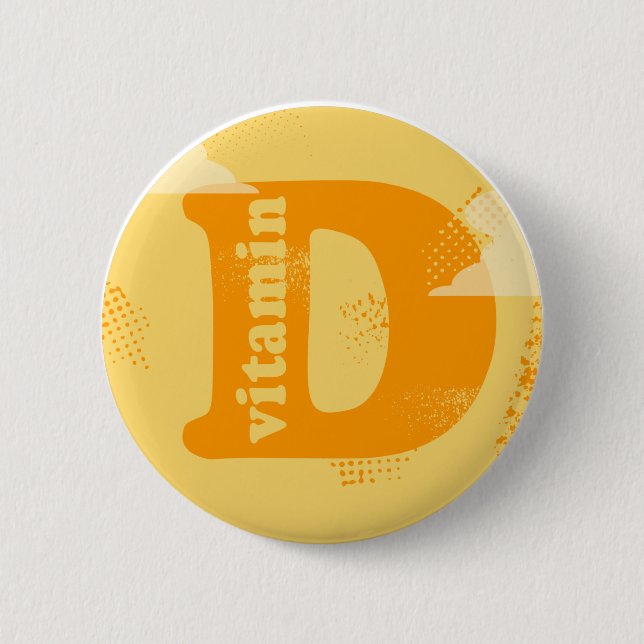 Vitamin D 2 Inch Round Button (Front)