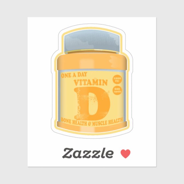 Vitamin D capsules health and well-being (Sheet)