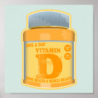 Vitamin D capsules health and well-being