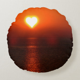 Vitamin d health life background round pillow