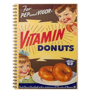 vitamin doughnuts notebook