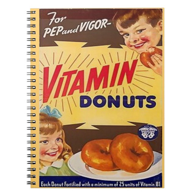 vitamin doughnuts notebook (Front)
