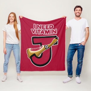 Vitamin J Fleece Blanket